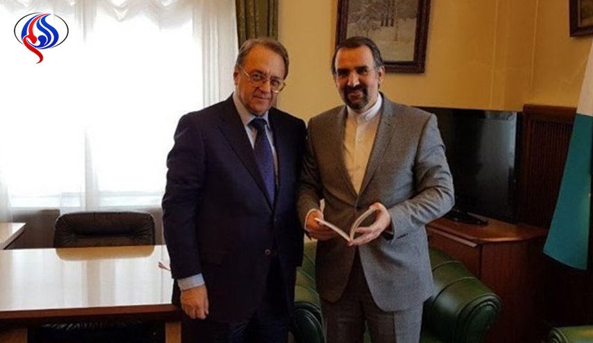 السفير الايراني في روسيا يبحث مع بوغدانوف تطورات اليمن