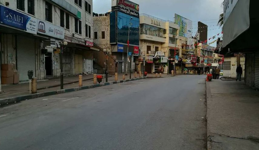 اعتصاب عمومی در فلسطین در عزای شهدای 