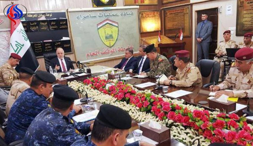 هذا ما قاله العبادي للقادة العسكريين في سامراء