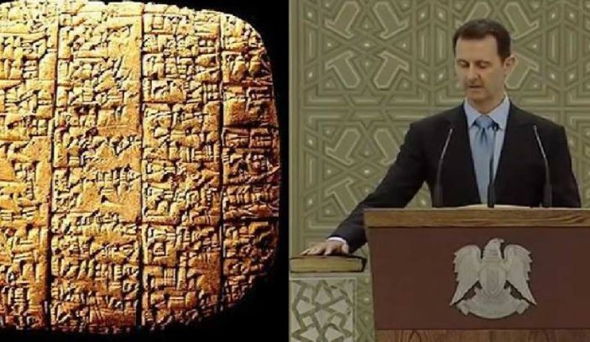 أقسم الأسد من إيبلا على كتاب ماري أن يعيد للفرات وحدته !