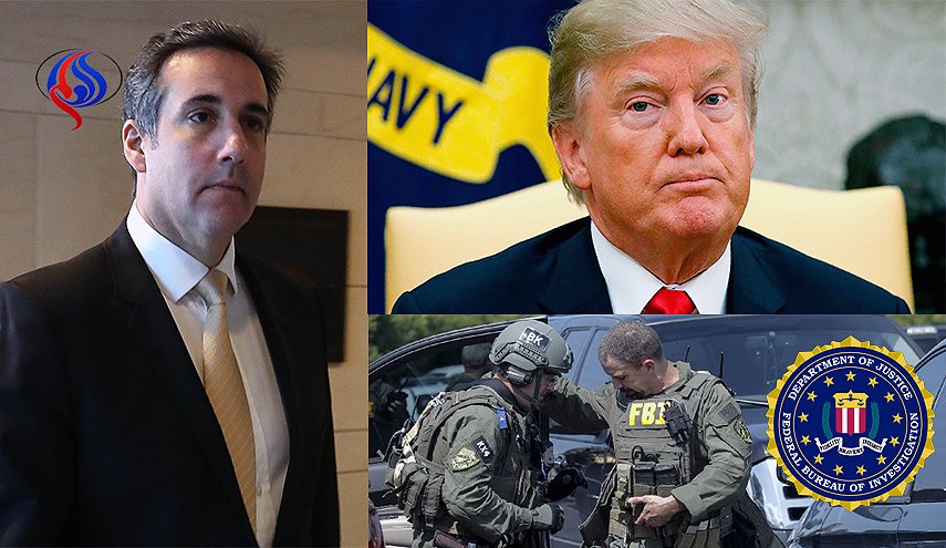 ترامب يعتبر مداهمة الـ(FBI) مكتب محاميه الشخصي 