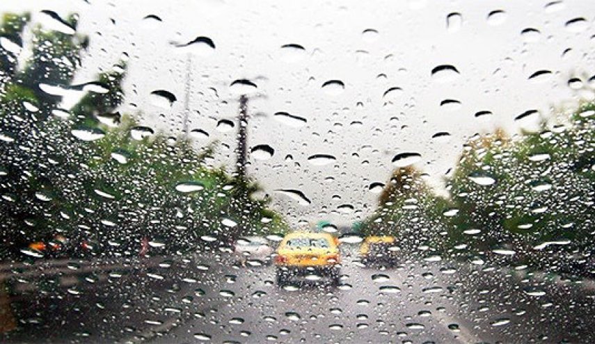 بارش باران در 10 استان کشور