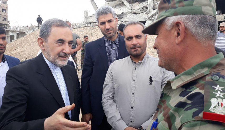 ولایتی از مناطق آزادشده غوطه شرقی دیدن کرد