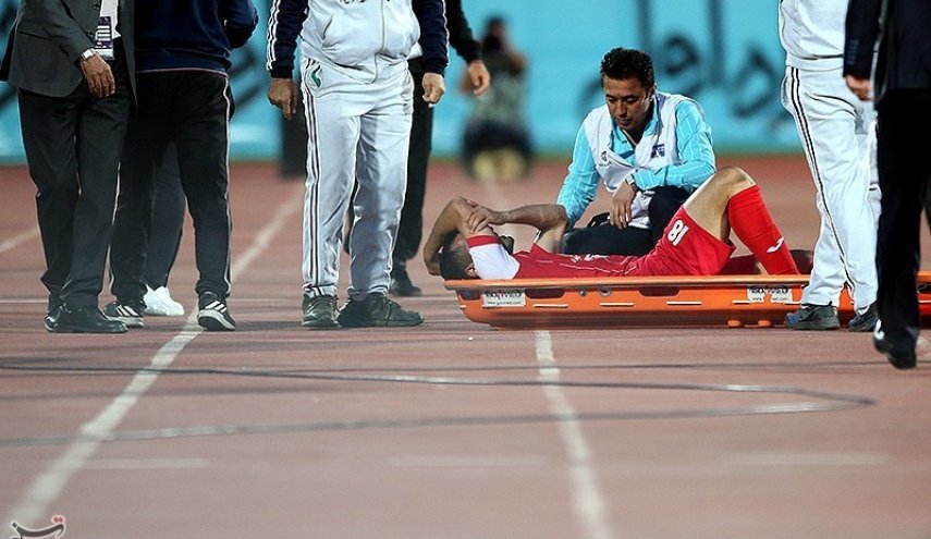 هافبک پرسپولیس رباط صلیبی پاره کرد
