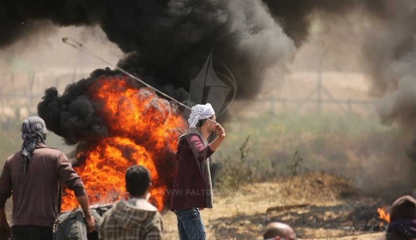 زخمی شدن یک فلسطینی در شرق خانیونس