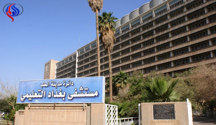 اندلاع حريق في سطح بناية مدينة الطب ببغداد