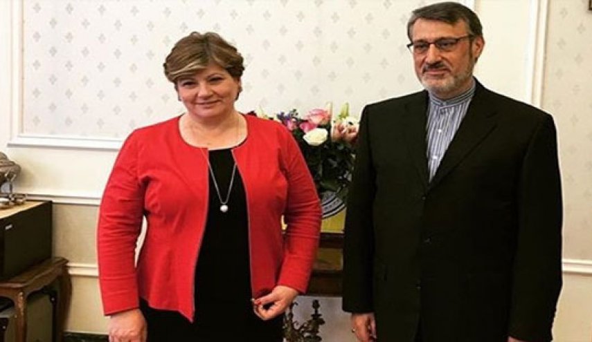 دیدار و گفت‌وگوی سفیر ایران با وزیر خارجه دولت در سایه انگلیس