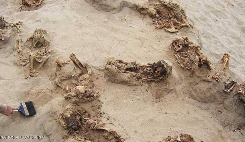 اكتشاف رفات 140 طفلاً قتلوا وقدموا كقرابين