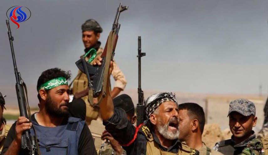 حمله الحشد الشعبی به مواضع داعش درداخل اراضی سوریه