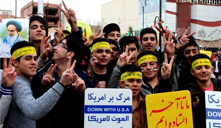 راهپیمایی مردم سراسر کشور در محکومیت عهدشکنی‌های آمریکا