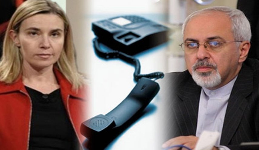 رایزنی تلفنی موگرینی با وزیر امور خارجه جمهوری اسلامی ایران