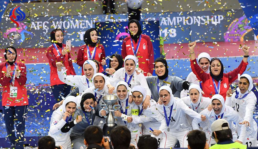 سيدات ايران يتوجن باللقب للمرة الثانية تواليا