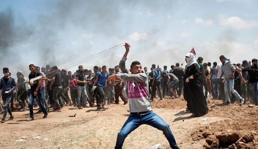 استمرار الاحتجاجان في غزة  على نقل السفارة الامريكية للقدس
