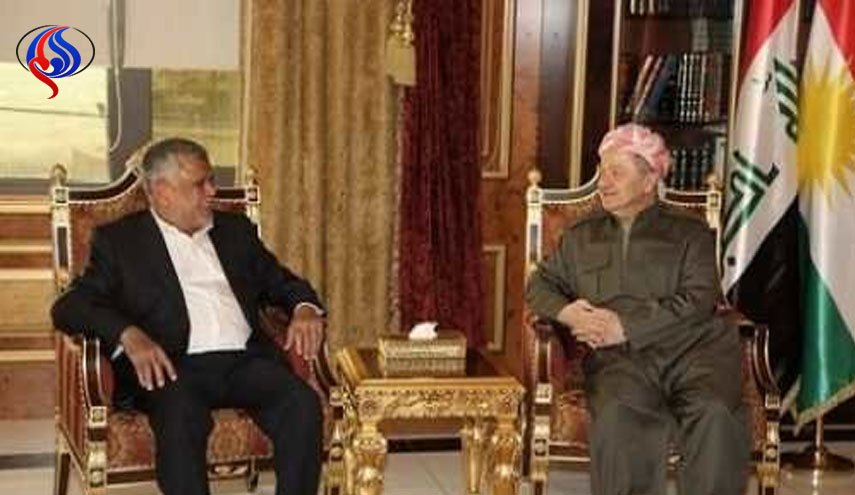 تماس تلفنی «مسعود بارزانی» با رئیس ائتلاف «فتح»