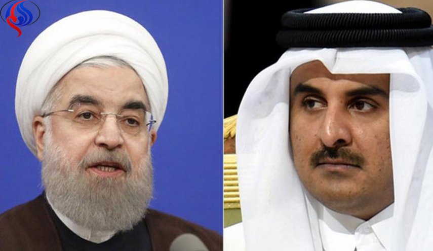 أمير قطر يهاتف روحاني..هذا ما دار بين الجانبين