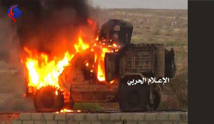 إحراق مدرعة بالساحل الغربي ومصرع من كان على متنها

