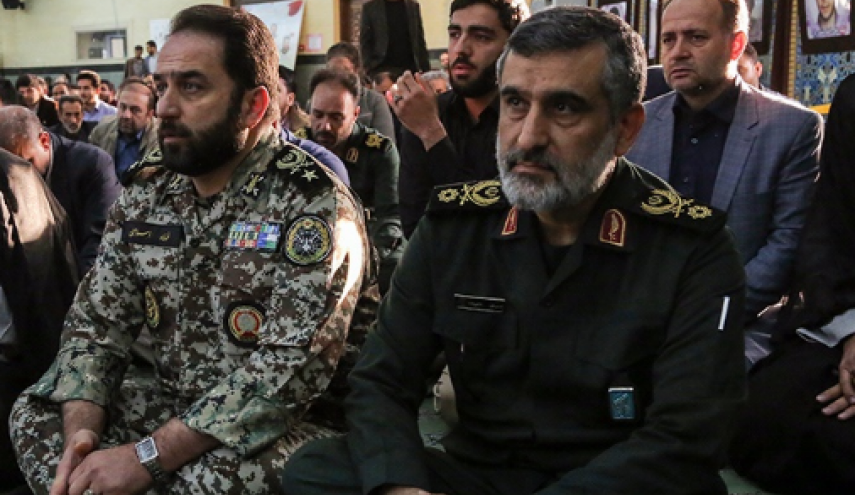 سردار حاجی‌زاده و امیر اسماعیلی از منطقه پدافند هوایی تهران بازدید کردند