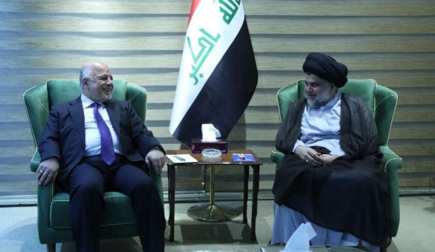 دیدار «حیدر العبادی» و «مقتدی صدر» در بغداد
