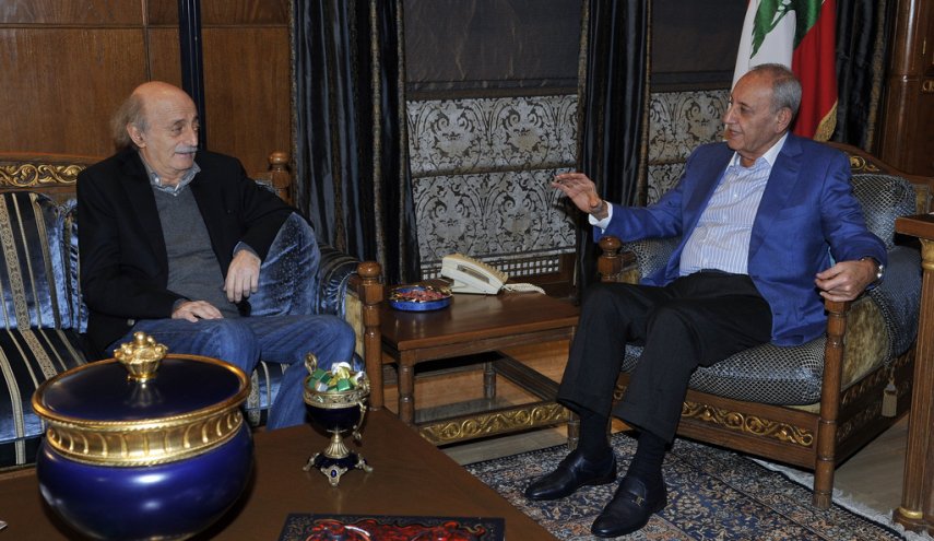 اعلام حمایت «جنبلاط» از ادامه ریاست «بری» در پارلمان لبنان