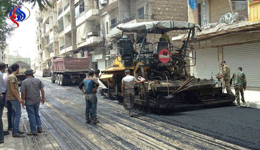 إعادة تأهيل شوارع المدينة القديمة بحلب