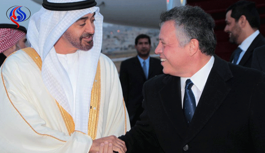 ملك الأردن يتلقى اتصالا هاتفيا من ولي عهد أبو ظبي