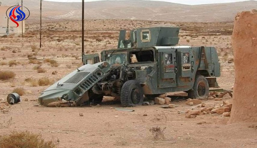 بالصور… همر أمريكية تحرس مدرسة “أشبال داعش” سابقا شرق حماة