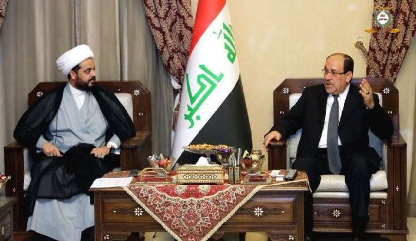 المالكي يبحث مع الخزعلي تشكيل التحالف الوطني الشامل
