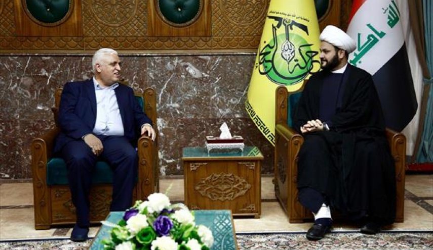 رئيس حشد شعبى به ديدار دبيركل نُجَباء رفت