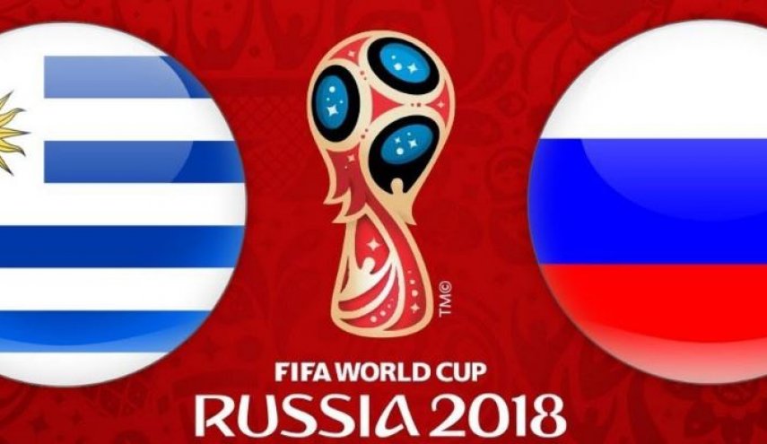 شاهد..شبيه فلاديمير بوتين ونظيره الكوري الشمالي في مباراة روسيا والارغواي 