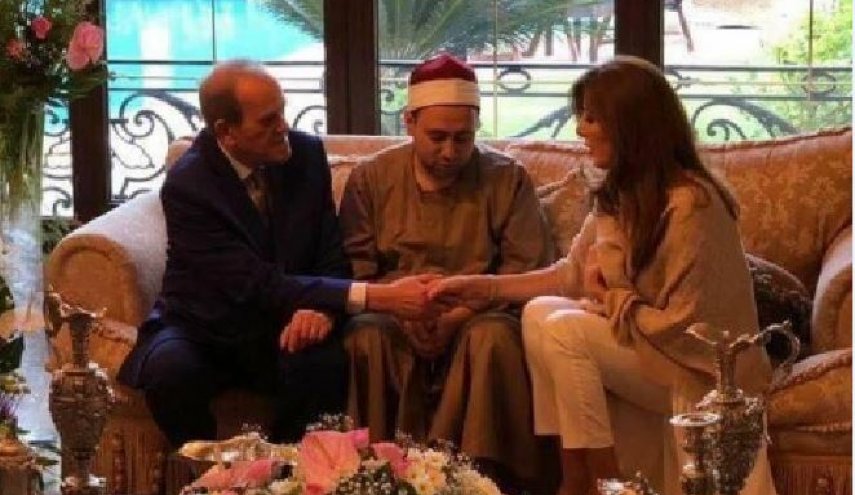 بالصور: زواج ستينية سورية بملياردير مصري يشعل مواقع التواصل!