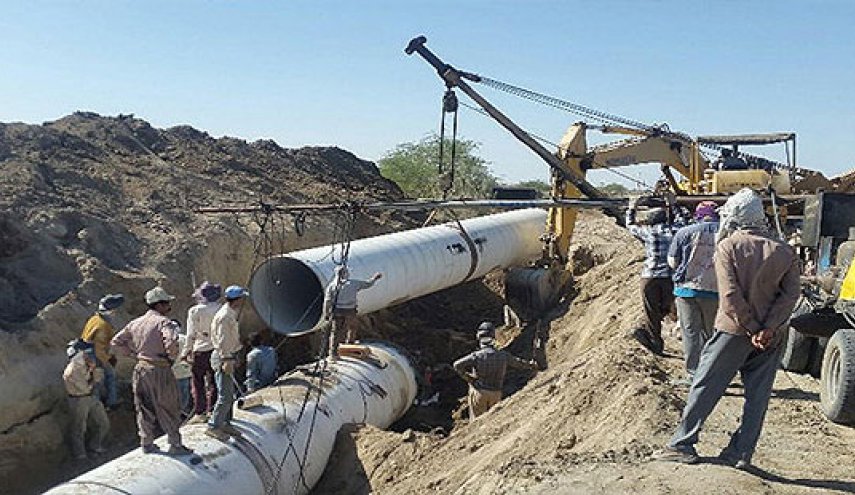انتقال آب به آبادان و خرمشهر از طریق خط آب غدیر