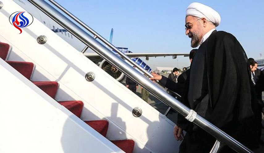 رییس جمهوری رهسپار سوئیس شد