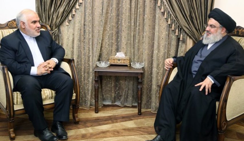 سفیر ایران در لبنان با سید حسن نصرالله دیدار کرد

