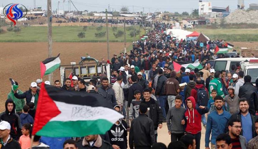 دعوت به مشارکت همگانی در راهپیمایی جمعه بازگشت در فلسطین