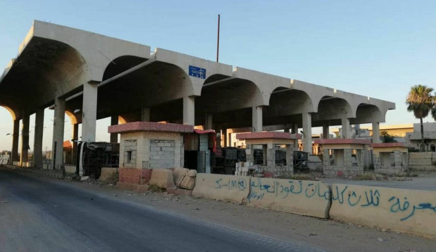 نخستین تصاویر از گذرگاه راهبردی نصیب پس از حضور ارتش سوریه