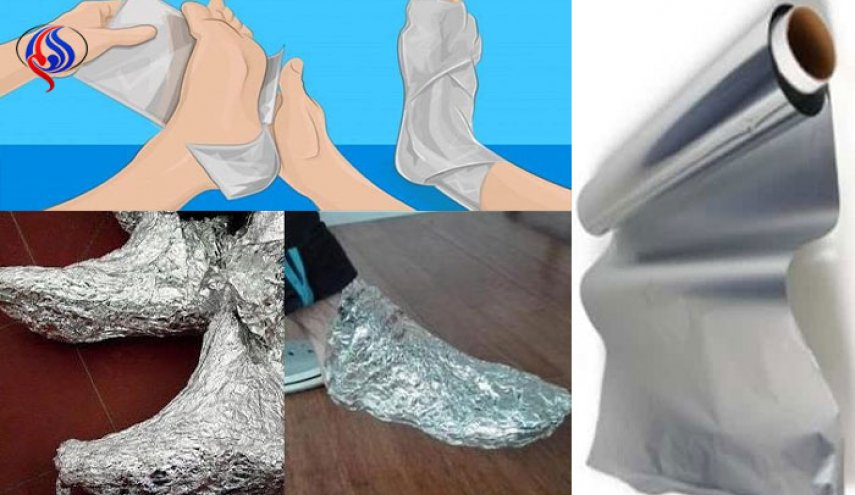 مذهل!...لن تصدق فوائد ورق الألمونيوم لقدميك واعضاء جسمك!
