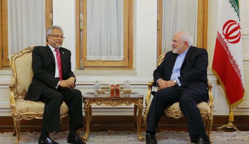 دبیرکل جدید سازمان دی هشت با ظریف دیدار کرد