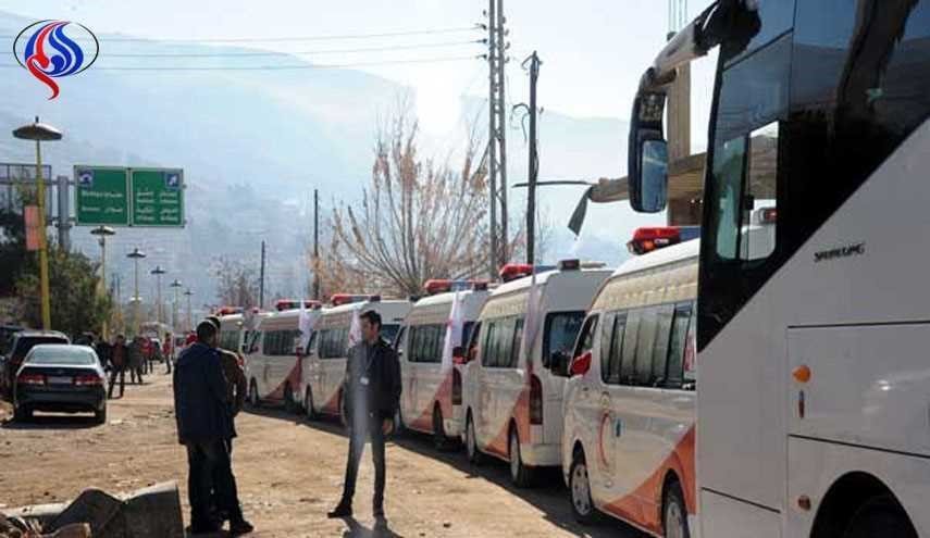 انتقال ساکنان فوعه و کفریا آغاز شد

