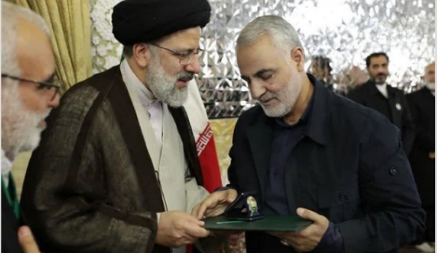 سرلشکر قاسم سلیمانی خادم حرم امام رضا(ع) شد