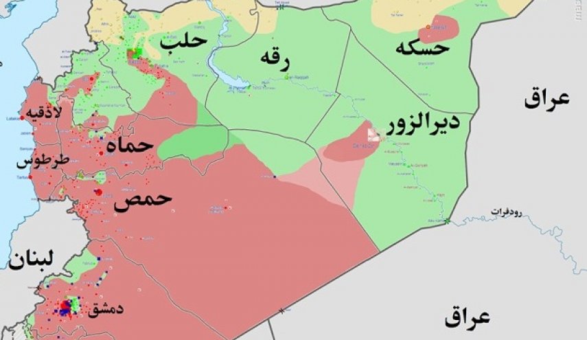 پیشروی «نیروهای دموکراتیک» سوریه در برابر داعش در نزدیکی مرز با عراق