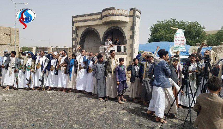 حرکت اعتراضی ساکنان بخش سحار استان صعده