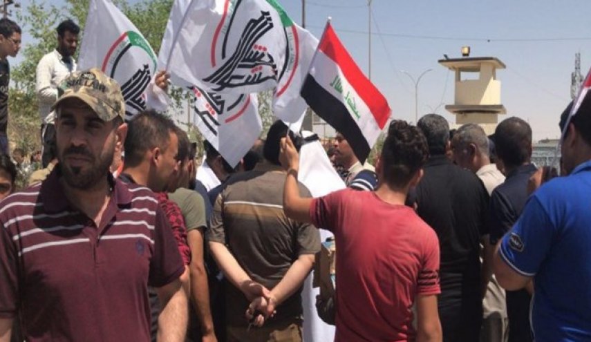 تظاهرات مردمی در «موصل» عراق در حمایت از «الحشد الشعبی»