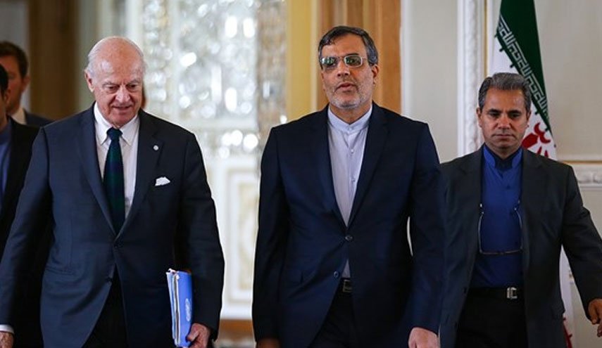 نمایندگان ایران،روسیه و ترکیه با دی میستورا دیدار می کنند