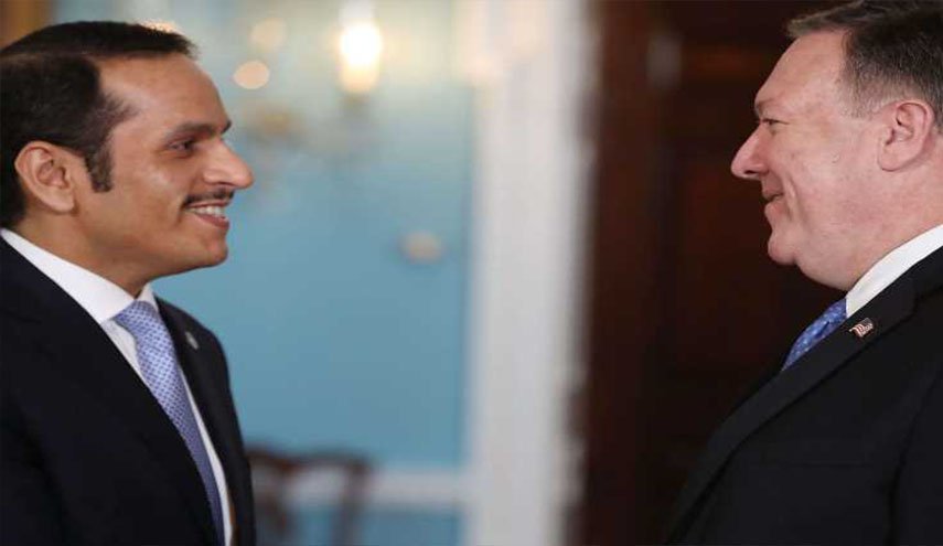 وزير خارجية قطر يلتقي في واشنطن مع نظيره الأمريكي
