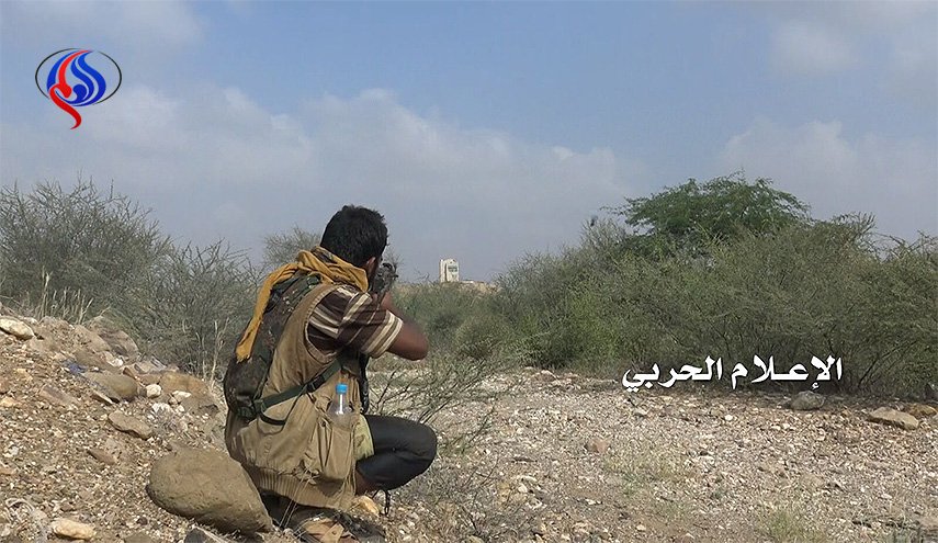 قنص القيادي المرتزق خالد المزجاجي في جبهة حيس