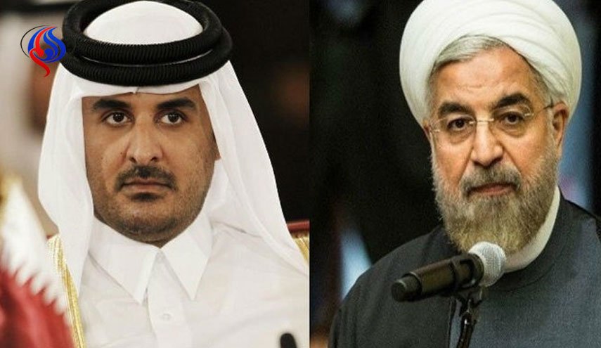تماس تلفنی امیر قطر با روحانی/ تاکید تهران بر تقویت همکاری های بندری و ایجاد خط کشتیرانی مشترک 