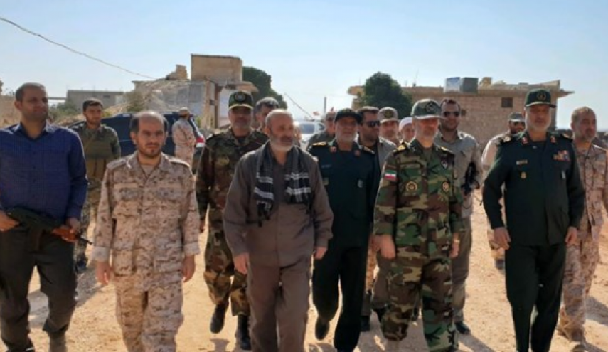 بالصور..وزير الدفاع الايراني يتفقد حلب وقاعدة قوات التدخل السريع 