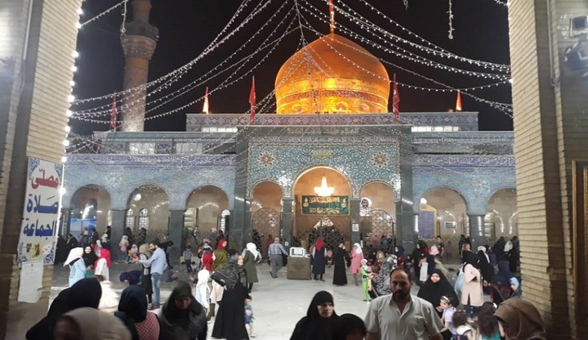 برگزاری جشن ولایت درحرم حضرت زینب(س) 