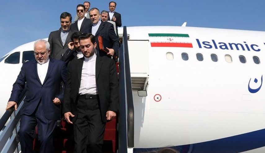 ظریف وارد دمشق شد
