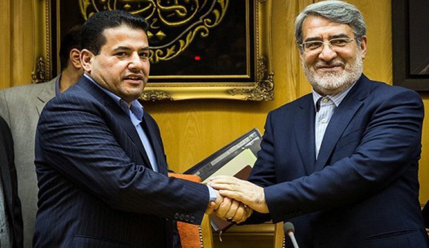  وزير الداخلية الايراني يصل الى بغداد